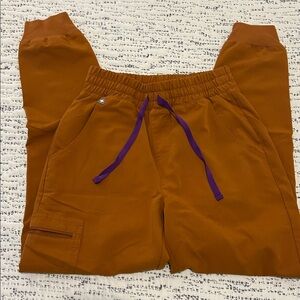 Figs Rust Jogger Pants